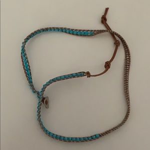 Chan Luu wrap turquoise bracelet